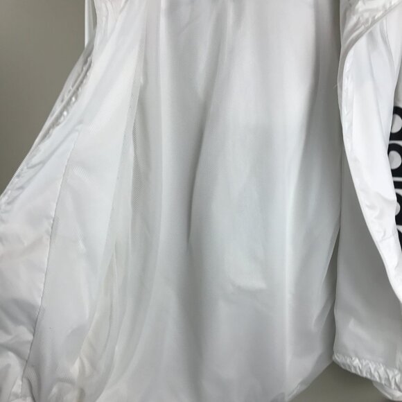 Adidas White Nylon/Polyester Jacket, Women's M - Picture 4 of 6